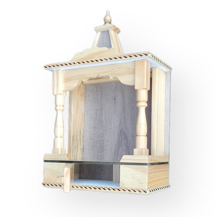 Mandir for Home Decoration Wall Mounted Beautiful Temple